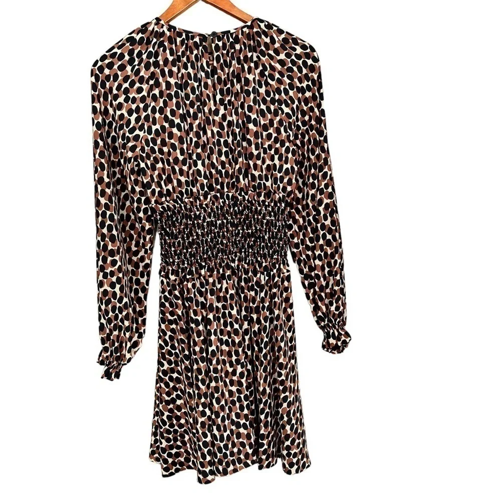 NWT KATE SPADE Dotty Leopard Spin Dress Size 2